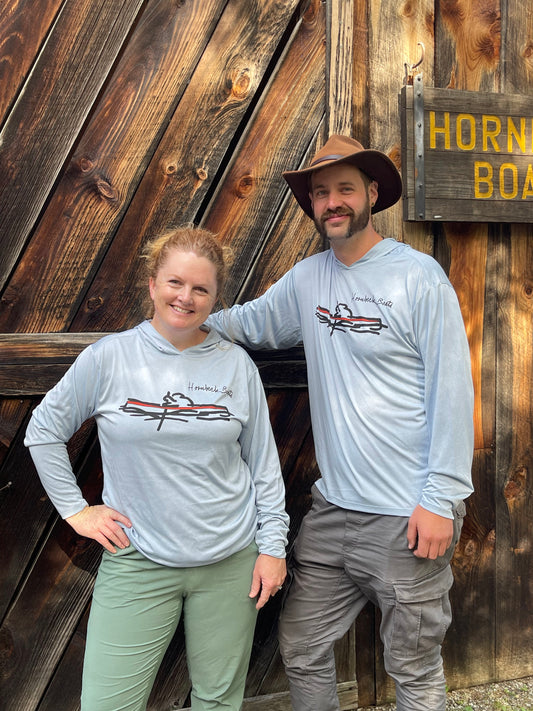 Hornbeck Boats Logo Sun Shirt