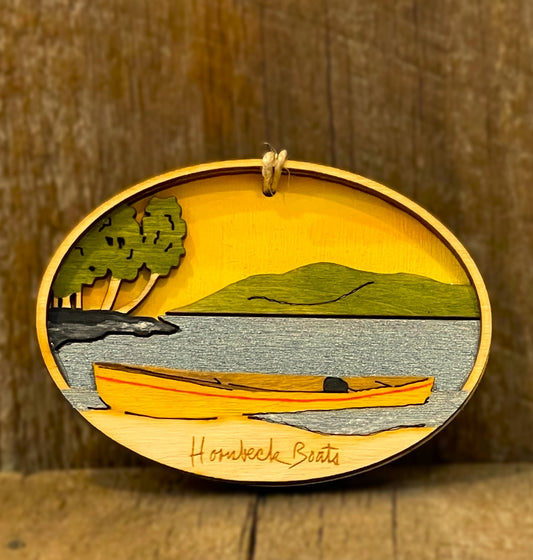 Hornbeck Boats Pack Boat Ornament